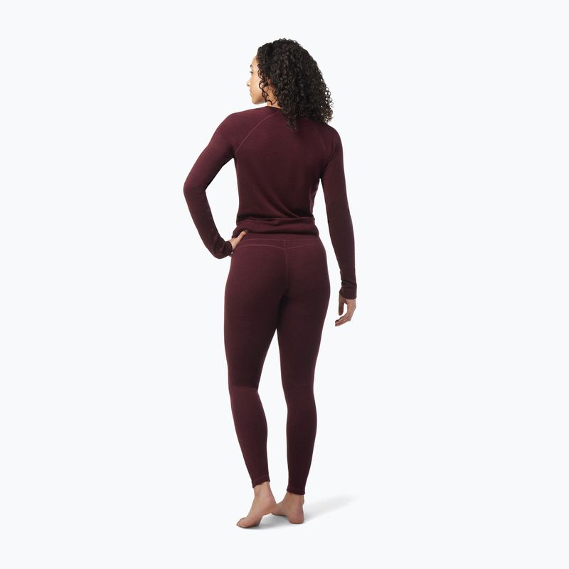 Pantaloni termici da donna Smartwool Merino 250 Baselayer Bottom Boxed nero cherry heather 3