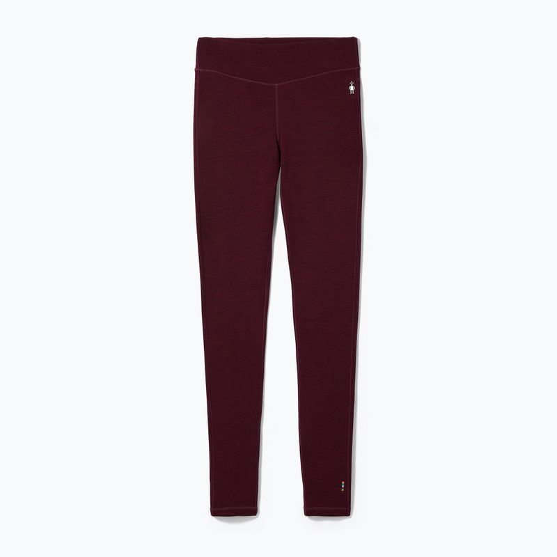 Pantaloni termici da donna Smartwool Merino 250 Baselayer Bottom Boxed nero cherry heather 4