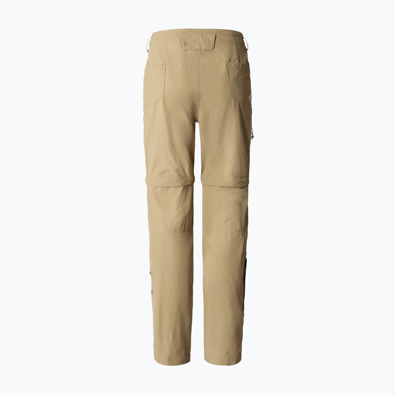 Pantaloni da trekking da donna The North Face Exploration Conv Reg Straight kelp tan 2