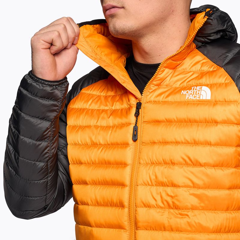 Piumino da uomo The North Face Bettaforca Lt Down Hoodie cono arancio/grigio asfalto 3