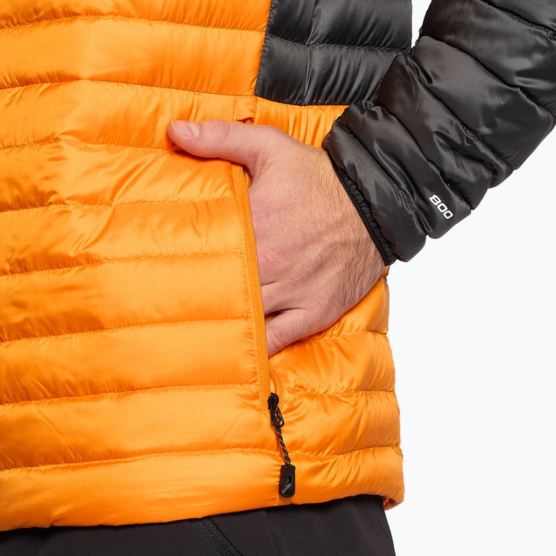 Piumino da uomo The North Face Bettaforca Lt Down Hoodie cono arancio/grigio asfalto 4