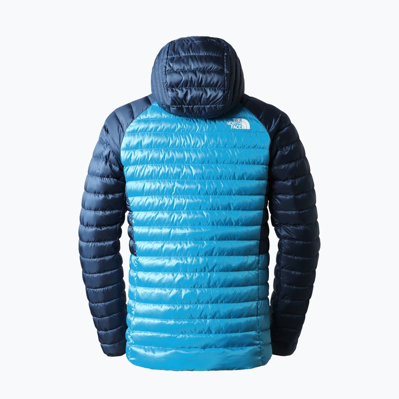 Piumino da uomo The North Face Bettaforca Lt Down Hoodie blu acustico/blu scuro 12