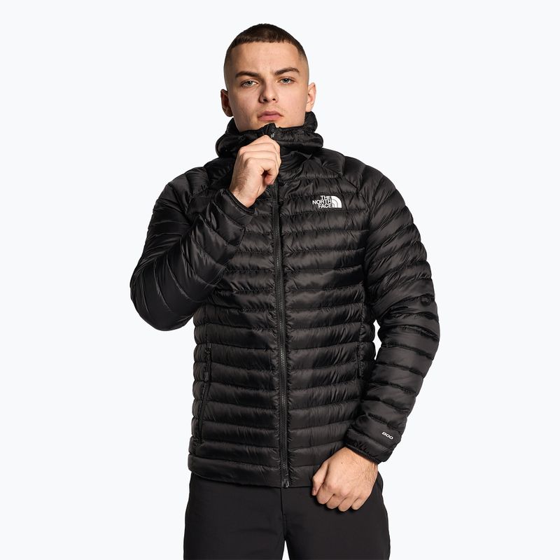 Piumino da uomo The North Face Bettaforca Lt Down Hoodie nero/nero