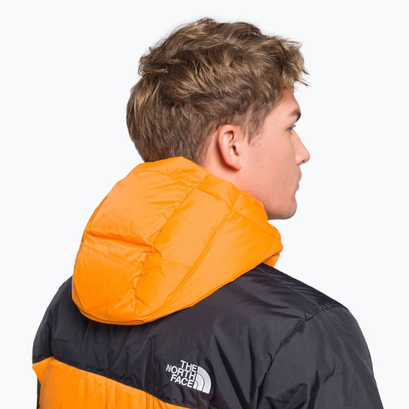 Piumino da uomo The North Face Diablo Down Hoodie cono arancio/nero 6