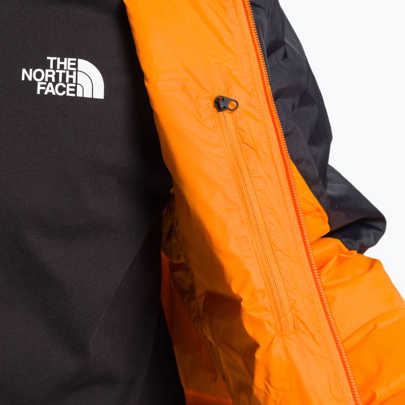 Piumino da uomo The North Face Diablo Down Hoodie cono arancio/nero 9