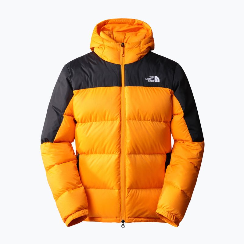 Piumino da uomo The North Face Diablo Down Hoodie cono arancio/nero 10