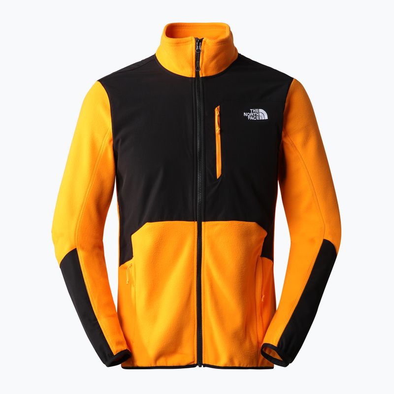 Felpa da trekking da uomo The North Face Glacier Pro Full Zip cono arancio/nero 8