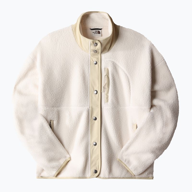 Felpa trekking donna The North Face Cragmont Fleece gardenia bianco/ghiaiaia