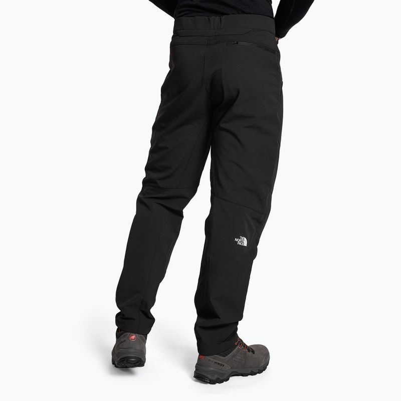 Pantaloni da trekking da uomo The North Face Diablo Reg Tapered nero 2