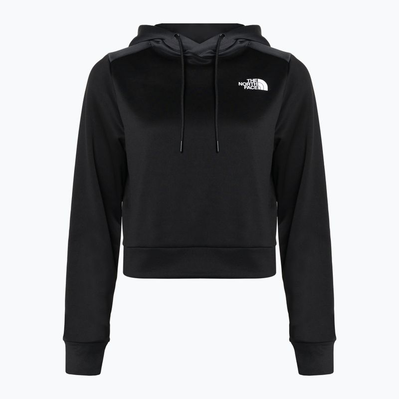 Felpa da trekking da donna The North Face Reaxion Fleece P/O Hoodie nero/grigio asfalto 4