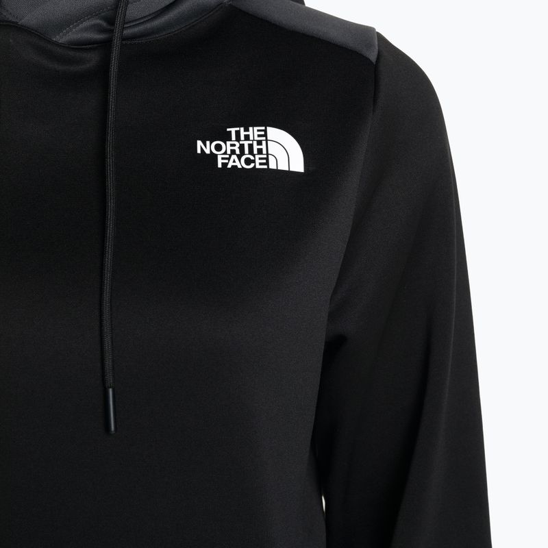 Felpa da trekking da donna The North Face Reaxion Fleece P/O Hoodie nero/grigio asfalto 6