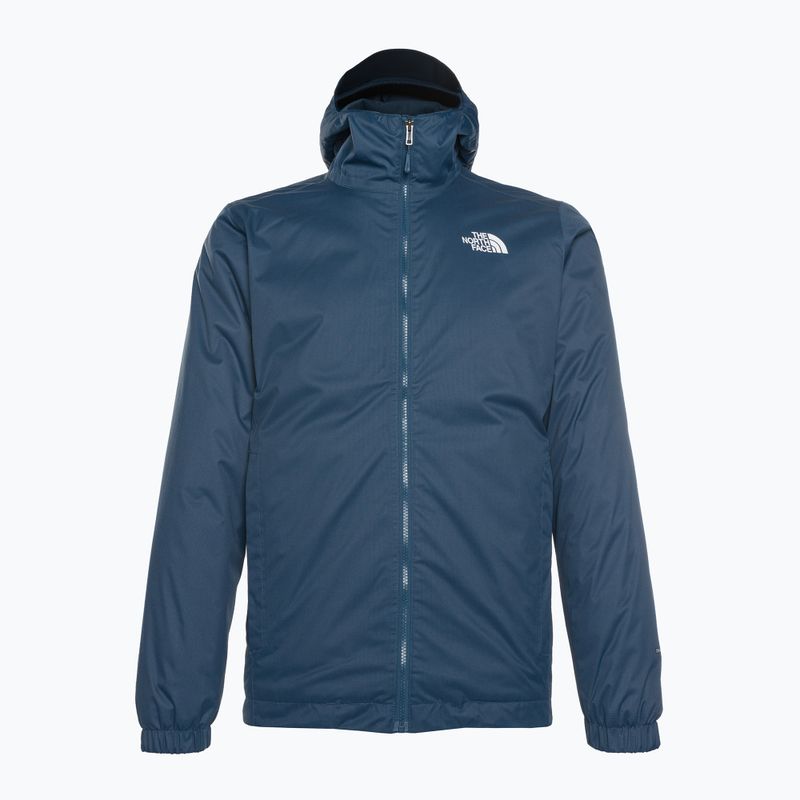 Giacca da pioggia da uomo The North Face Quest Insulated blu ombra/nero erica