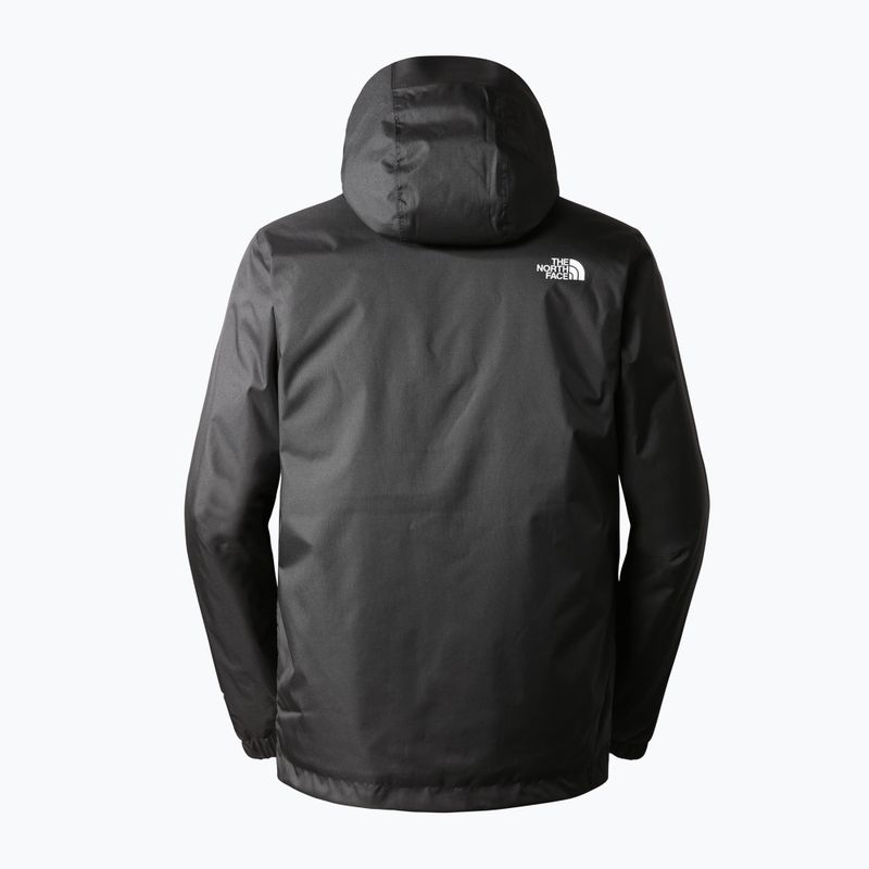 Giacca da pioggia da uomo The North Face Quest Insulated nero/bianco 11