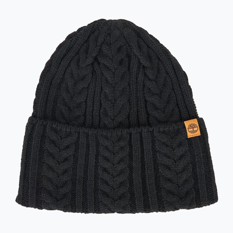 Berretto invernale da donna Timberland Cable Beanie nero