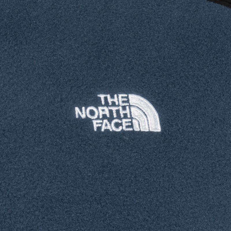 Felpa da trekking da uomo The North Face Alpine Polartec 200 FZ con cappuccio blu scuro/nero 7