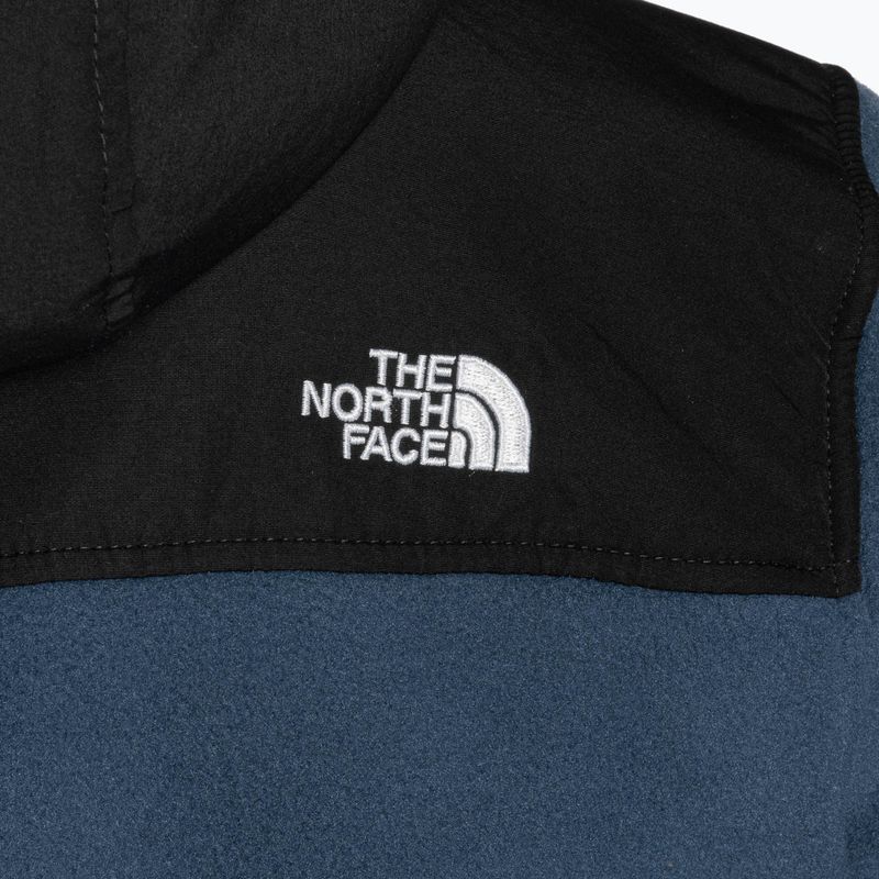 Felpa da trekking da uomo The North Face Alpine Polartec 200 FZ con cappuccio blu scuro/nero 9