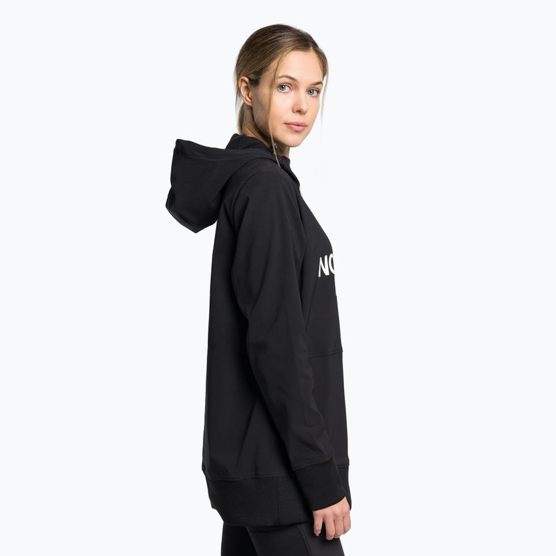 Felpa softshell da donna The North Face Tekno Pullover Hoodie nera 3