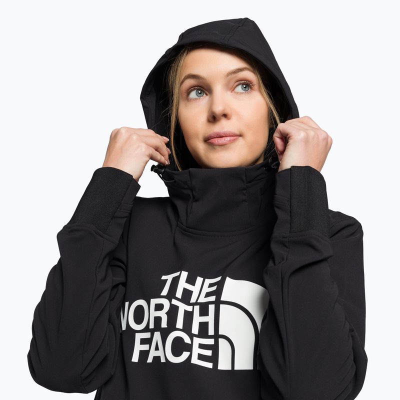 Felpa softshell da donna The North Face Tekno Pullover Hoodie nera 5