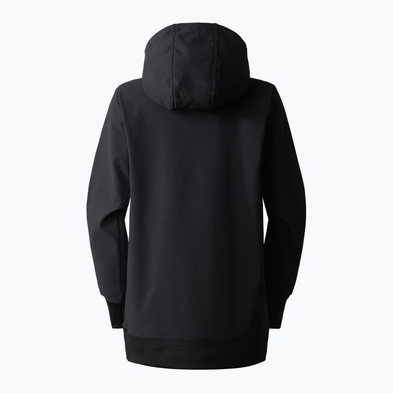 Felpa softshell da donna The North Face Tekno Pullover Hoodie nera 10