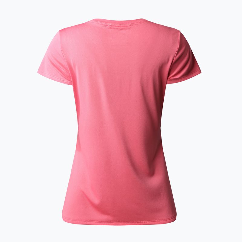 Maglietta da trekking da donna The North Face Reaxion Amp Crew rosa cosmo 2