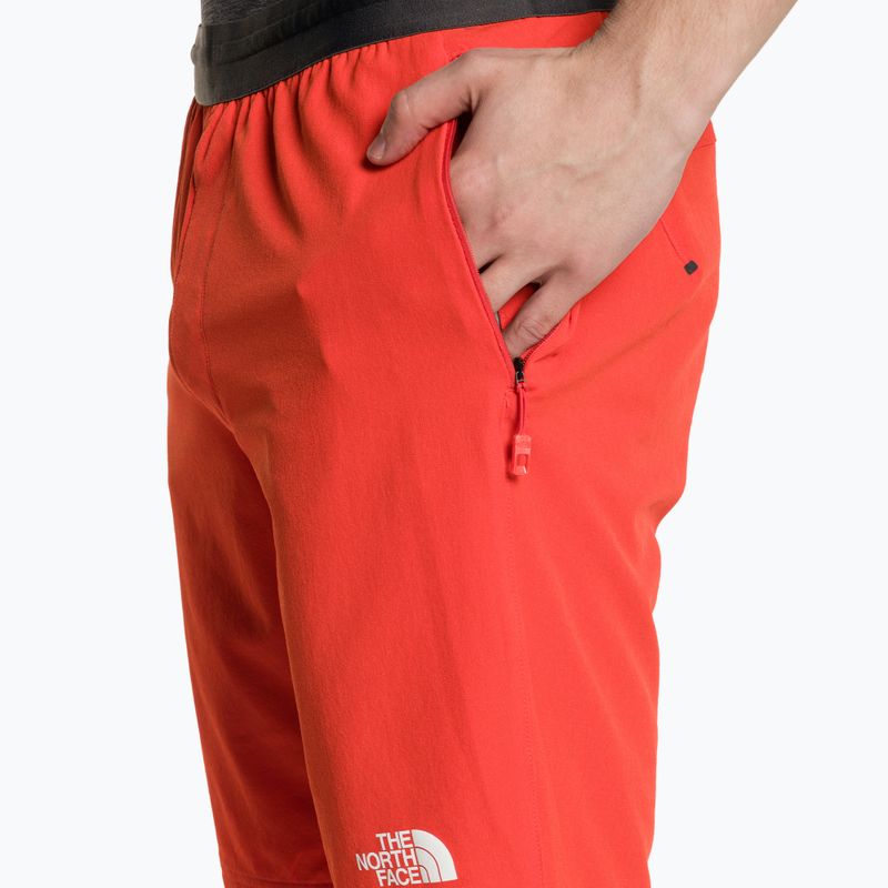 Pantaloncini da trekking da uomo The North Face AO Woven rosso fuoco 3