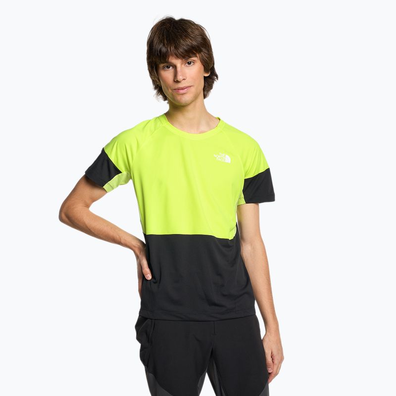 Maglietta da trekking da uomo The North Face Bolt Tech led giallo/nero