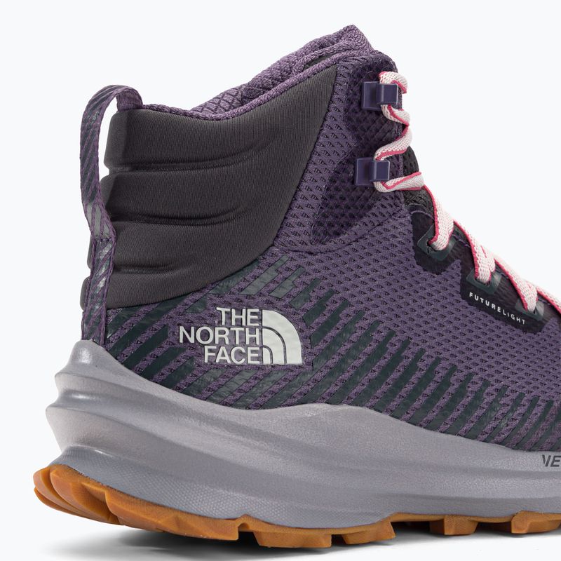 Scarpe da trekking da donna The North Face Vectiv Fastpack Mid Futurelight ardesia lunare/grigio asfalto 8