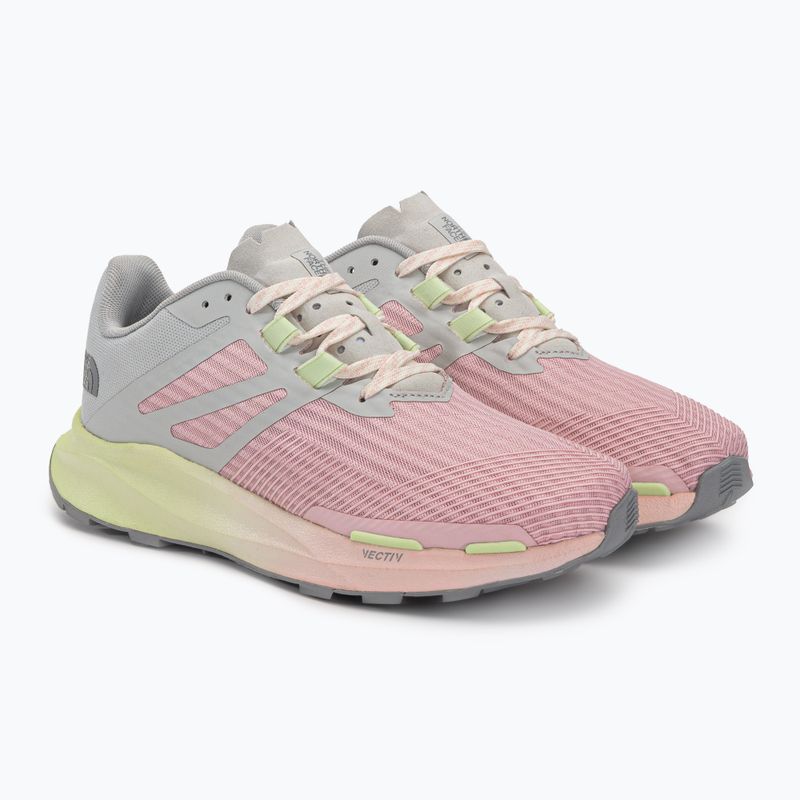Scarpe da corsa da donna The North Face Vectiv Eminus, rosa scuro/grigio stagno 4