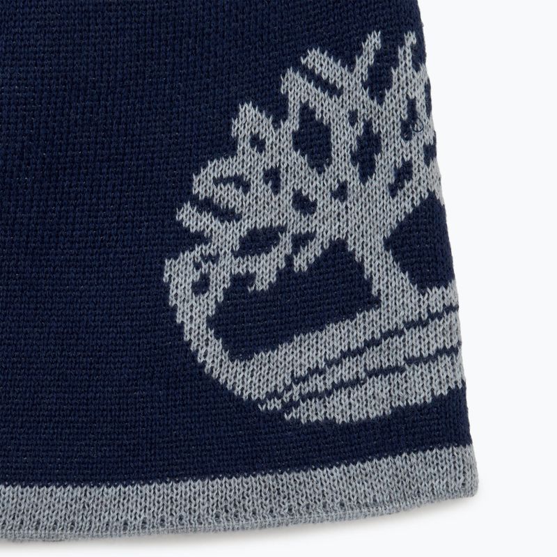 Uomo Timberland Reversible Logo Beanie berretto invernale peacoat 2