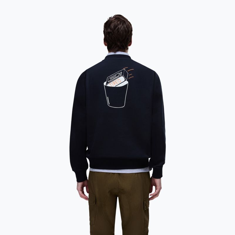 Felpa da uomo Napapijri Relaxed Fit black beauty 3