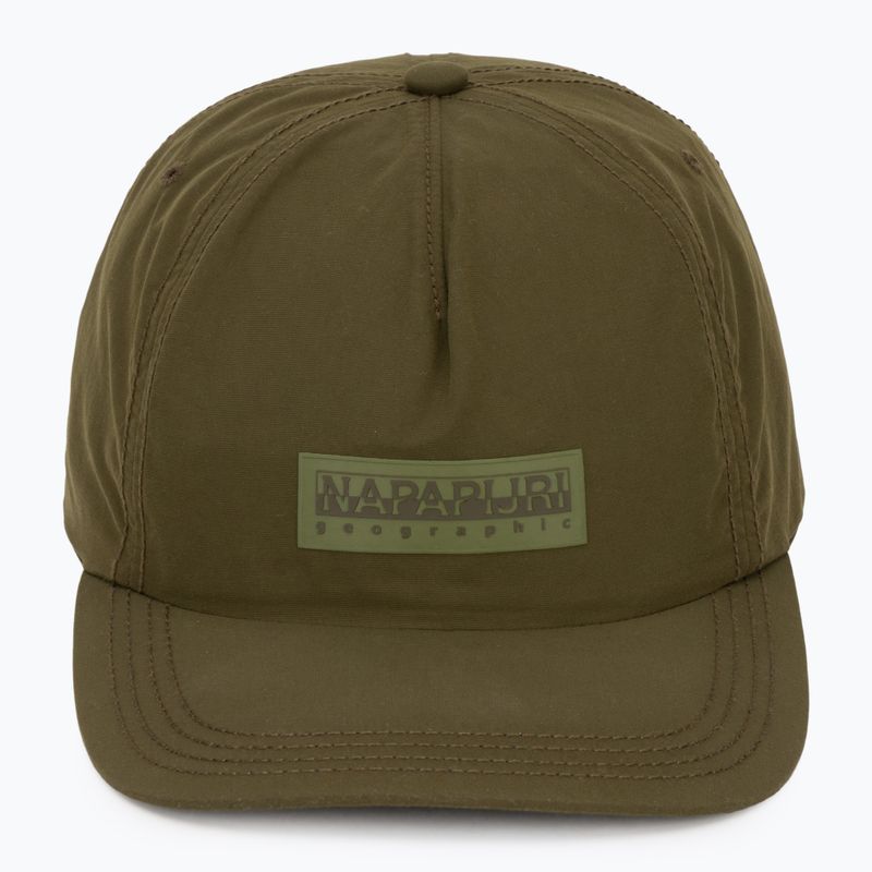 Cappellino da uomo con visiera Napapijri F-Box Logo dark olive 2