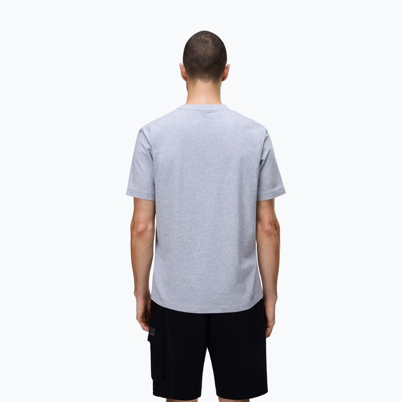 T-shirt uomo Napapijri S-Box Logo light grey melange 2
