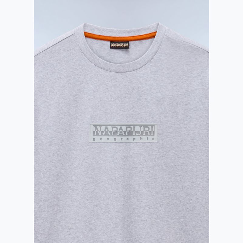T-shirt uomo Napapijri S-Box Logo light grey melange 6
