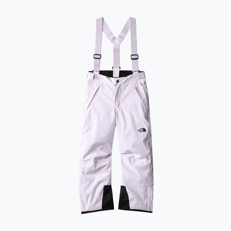 Pantaloni da sci per bambini The North Face Teen Snowquest Suspender lavanda nebbia