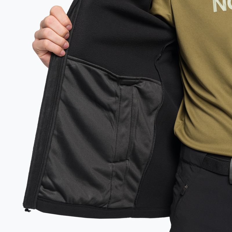 Felpa da trekking da uomo The North Face Homesafe Full Zip Fleece nero 8