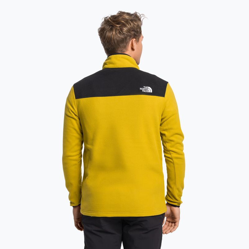 Felpa trekking da uomo The North Face Homesafe Snap Neck Fleece Pullover oro minerale 4