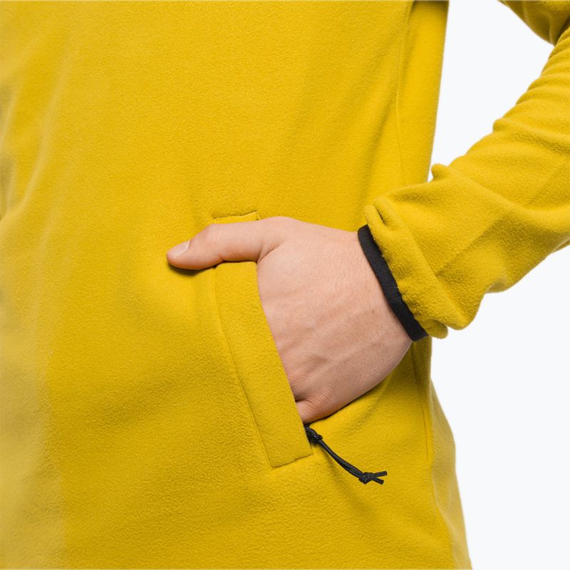 Felpa trekking da uomo The North Face Homesafe Snap Neck Fleece Pullover oro minerale 7