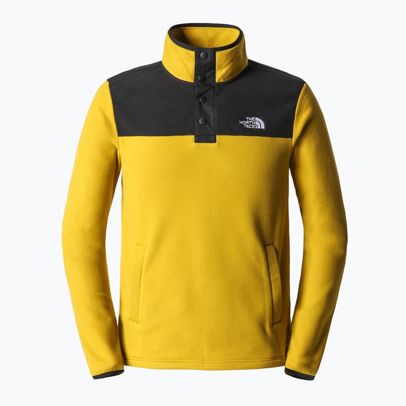 Felpa trekking da uomo The North Face Homesafe Snap Neck Fleece Pullover oro minerale 8
