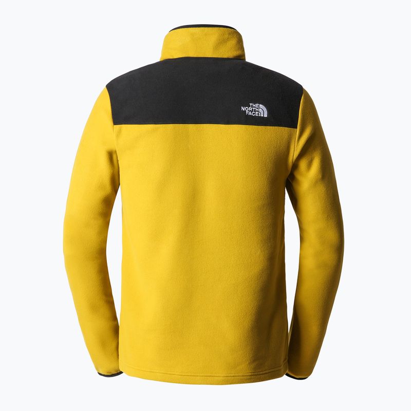 Felpa trekking da uomo The North Face Homesafe Snap Neck Fleece Pullover oro minerale 9