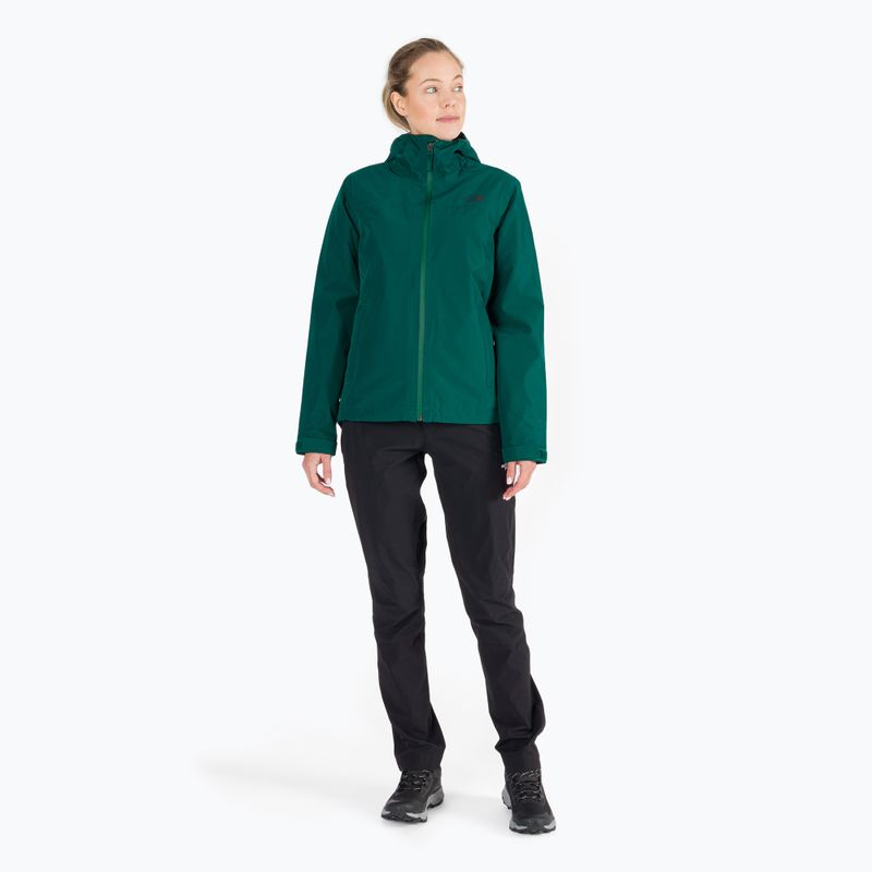 Giacca da pioggia da donna The North Face Dryzzle Futurelight Insulated verde ponderosa 2