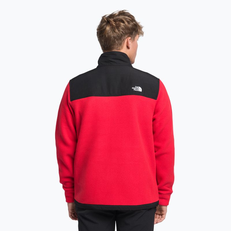 Felpa da trekking da uomo The North Face Alpine Polartec 200 FZ tnf rosso/nero 4