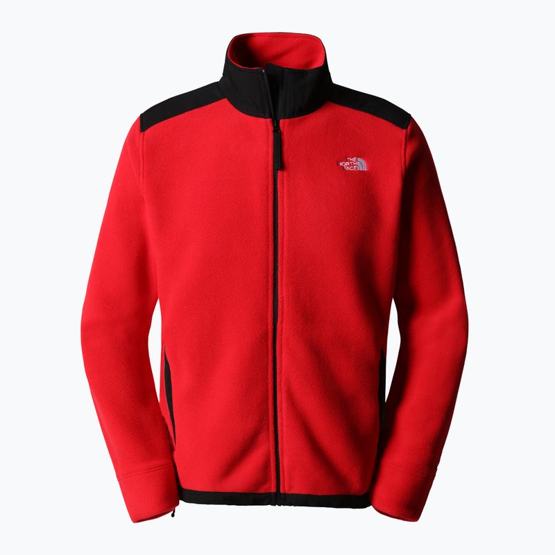 Felpa da trekking da uomo The North Face Alpine Polartec 200 FZ tnf rosso/nero 10