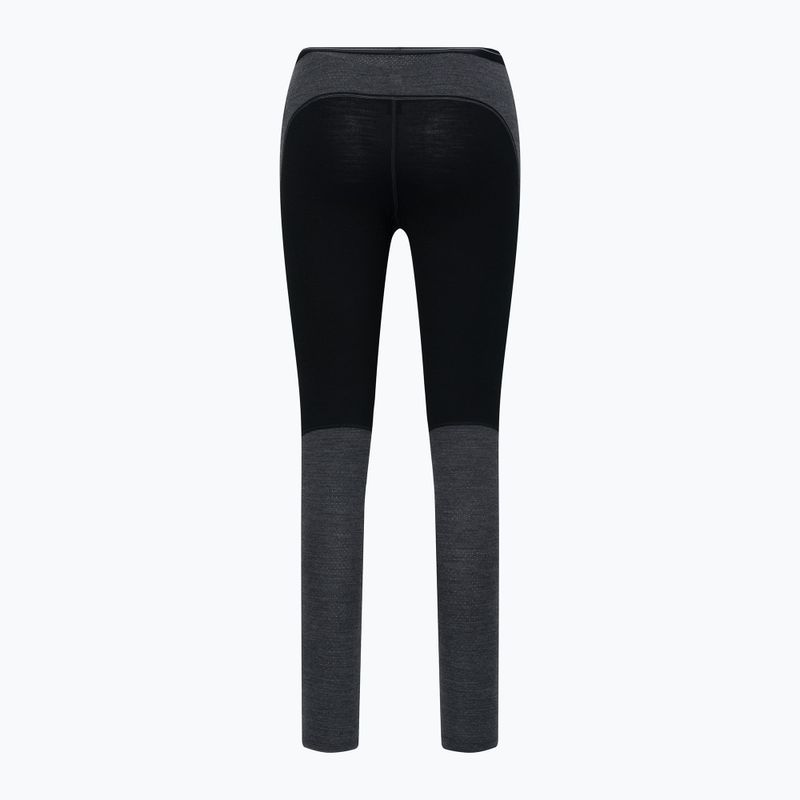 Pantaloni termici donna icebreaker ZoneKnit 200 nero/jet heather/cb 8