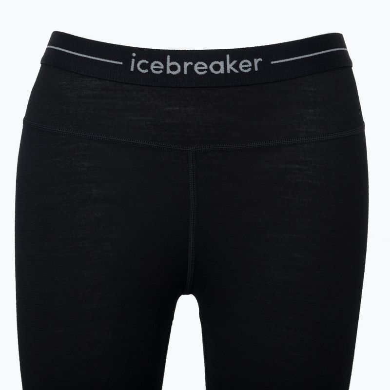 Pantaloni termici donna icebreaker ZoneKnit 200 nero/jet heather/cb 9