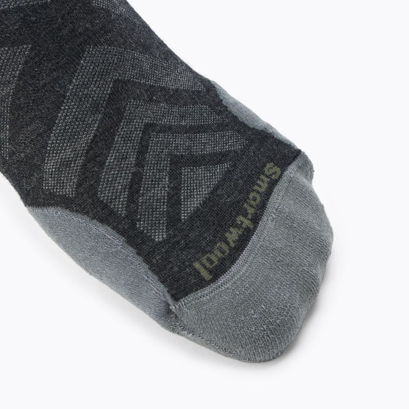 Smartwool Athlete Edition Approach Crew calze da trekking in carboncino 3