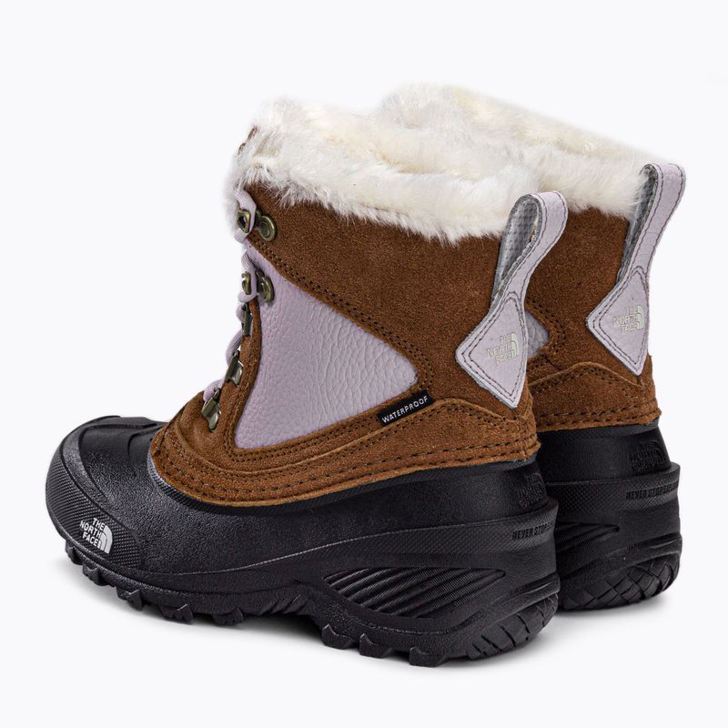 Stivali da neve per bambini The North Face Shellista Extreme marrone tostato/lavanda nebbia 3