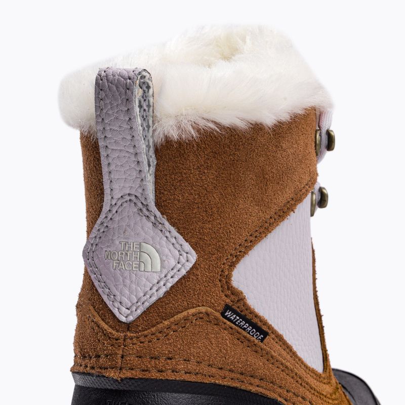 Stivali da neve per bambini The North Face Shellista Extreme marrone tostato/lavanda nebbia 8