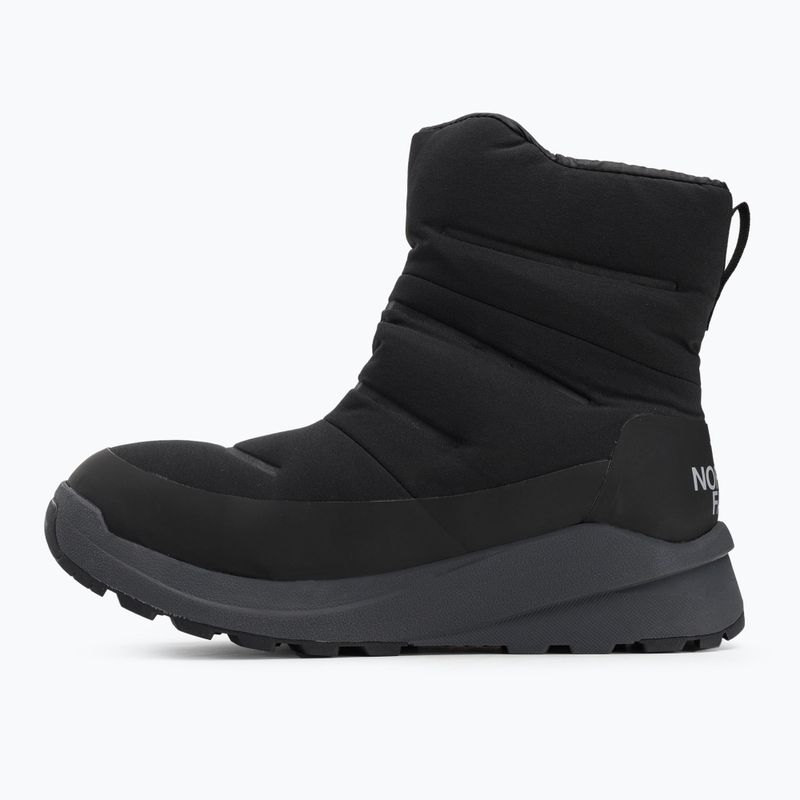 Stivali da neve da uomo The North Face Nuptse II Bootie WP nero/grigio asfalto 9