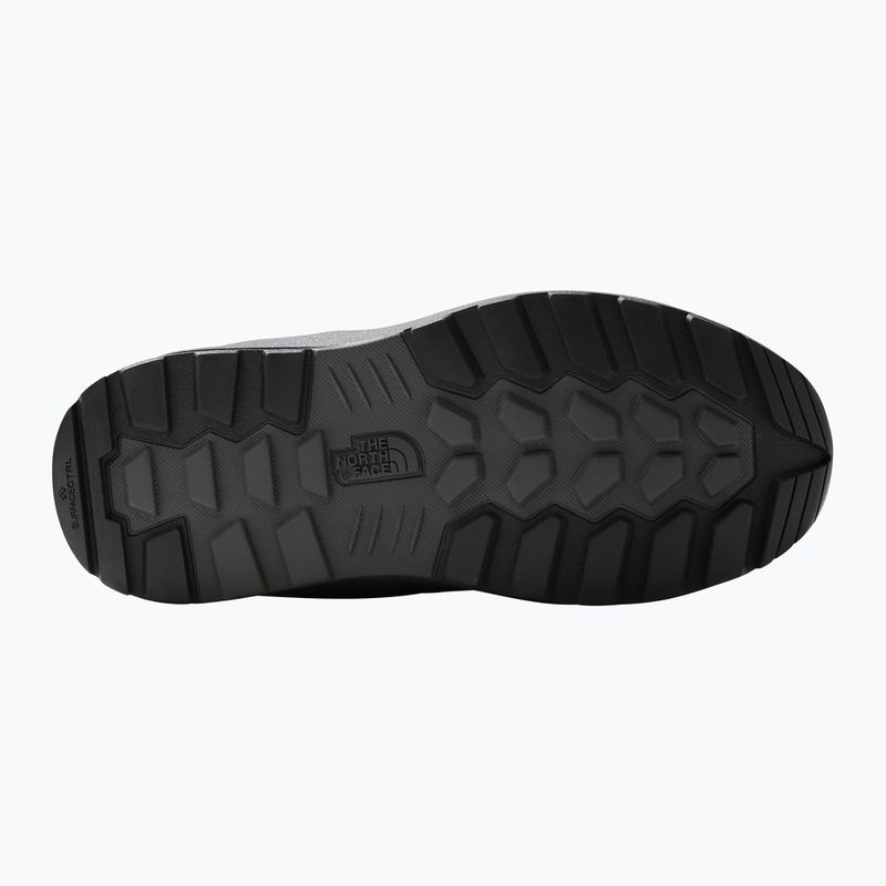 Stivali da neve da donna The North Face Nuptse II Bootie WP nero/grigio asfalto 14