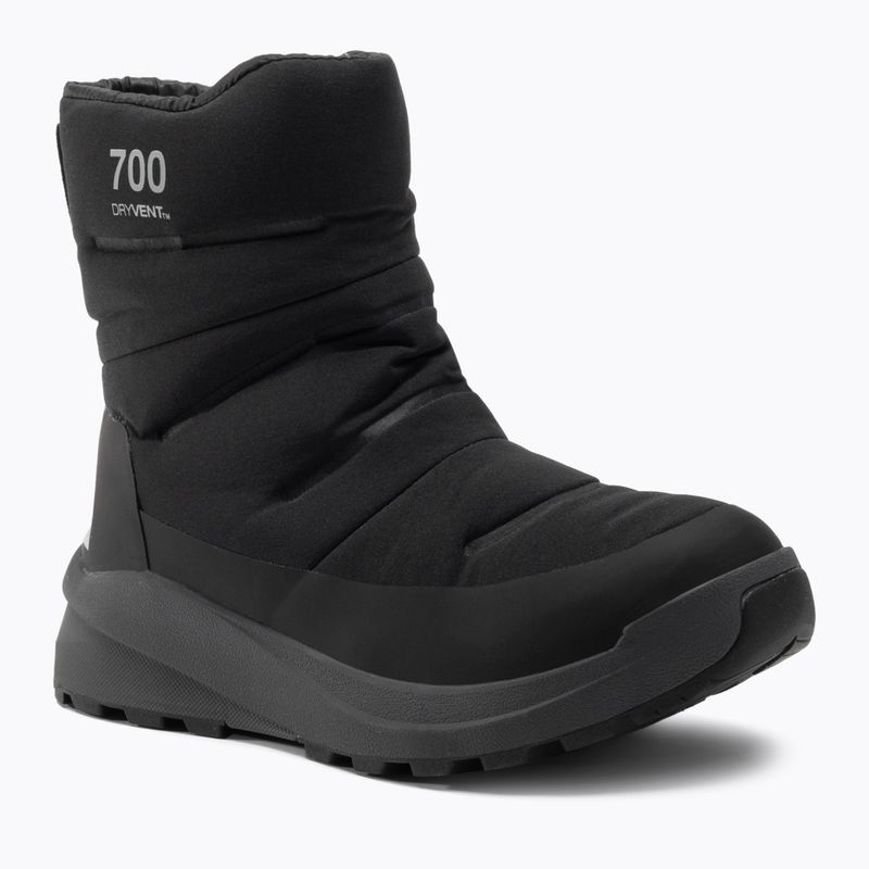 Stivali da neve da donna The North Face Nuptse II Bootie WP nero/grigio asfalto